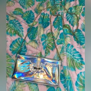 Holographic Phone Wallet with Strap